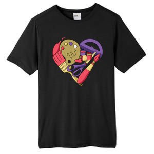 Art Supplies Heart Tall Fusion ChromaSoft Performance T-Shirt