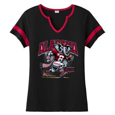 Alabama Roll Tide Football Ladies Halftime Notch Neck Tee