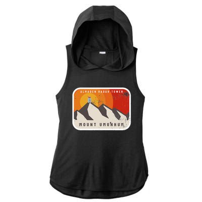 Almaden Radar Tower Mount Umunhum Ladies PosiCharge Tri-Blend Wicking Draft Hoodie Tank