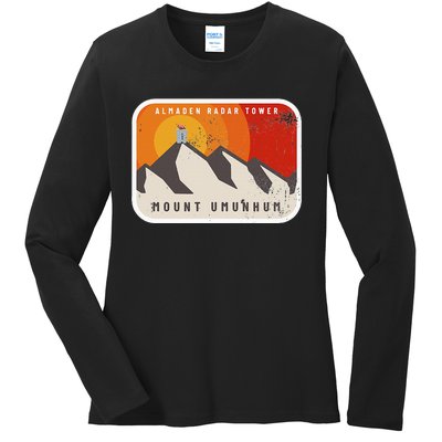 Almaden Radar Tower Mount Umunhum Ladies Long Sleeve Shirt