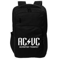 ACVC Respiratory Therapist Funny Vent Settings RT Student Impact Tech Backpack