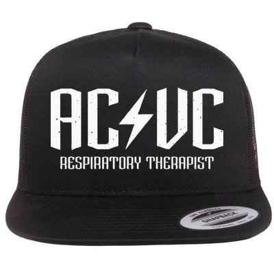 ACVC Respiratory Therapist Funny Vent Settings RT Student Flatbill Hat