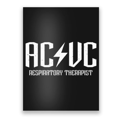 ACVC Respiratory Therapist Funny Vent Settings RT Student Poster