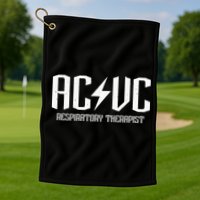 ACVC Respiratory Therapist Funny Vent Settings RT Student Golf Towel