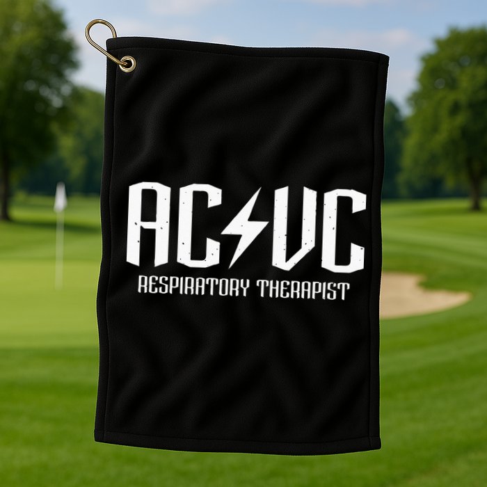 ACVC Respiratory Therapist Funny Vent Settings RT Student Golf Towel