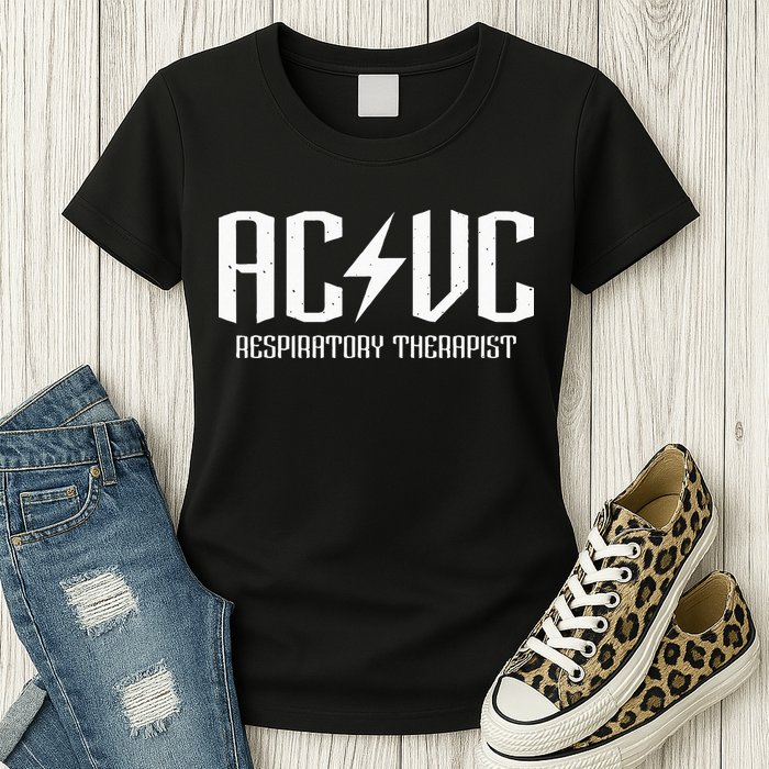 ACVC Respiratory Therapist Funny Vent Settings RT Student Womens T-Shirt