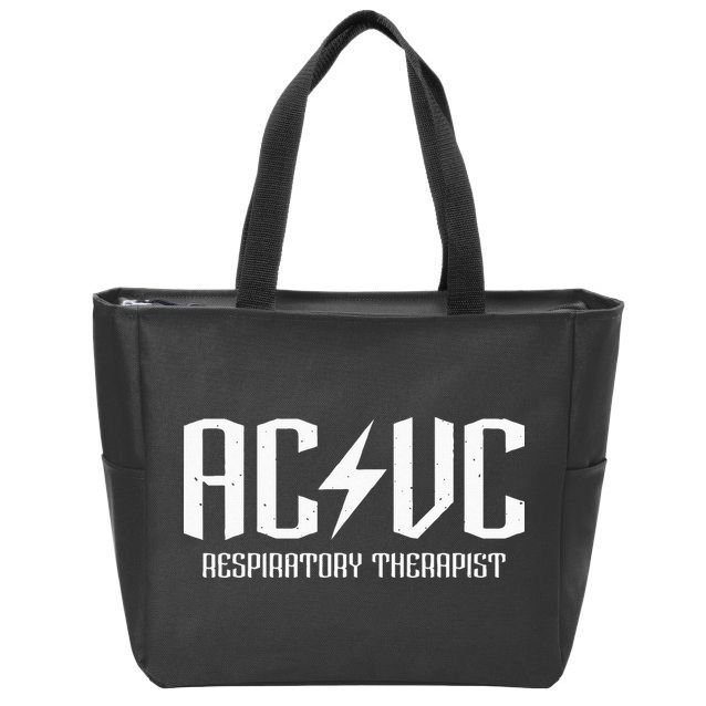 ACVC Respiratory Therapist Funny Vent Settings RT Student Zip Tote Bag