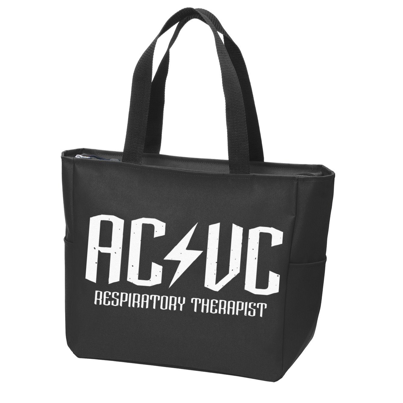ACVC Respiratory Therapist Funny Vent Settings RT Student Zip Tote Bag