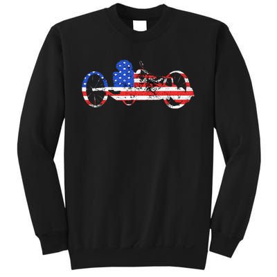 American Recumbent Trike USA Cycling Recumbent Bike Triker Sweatshirt