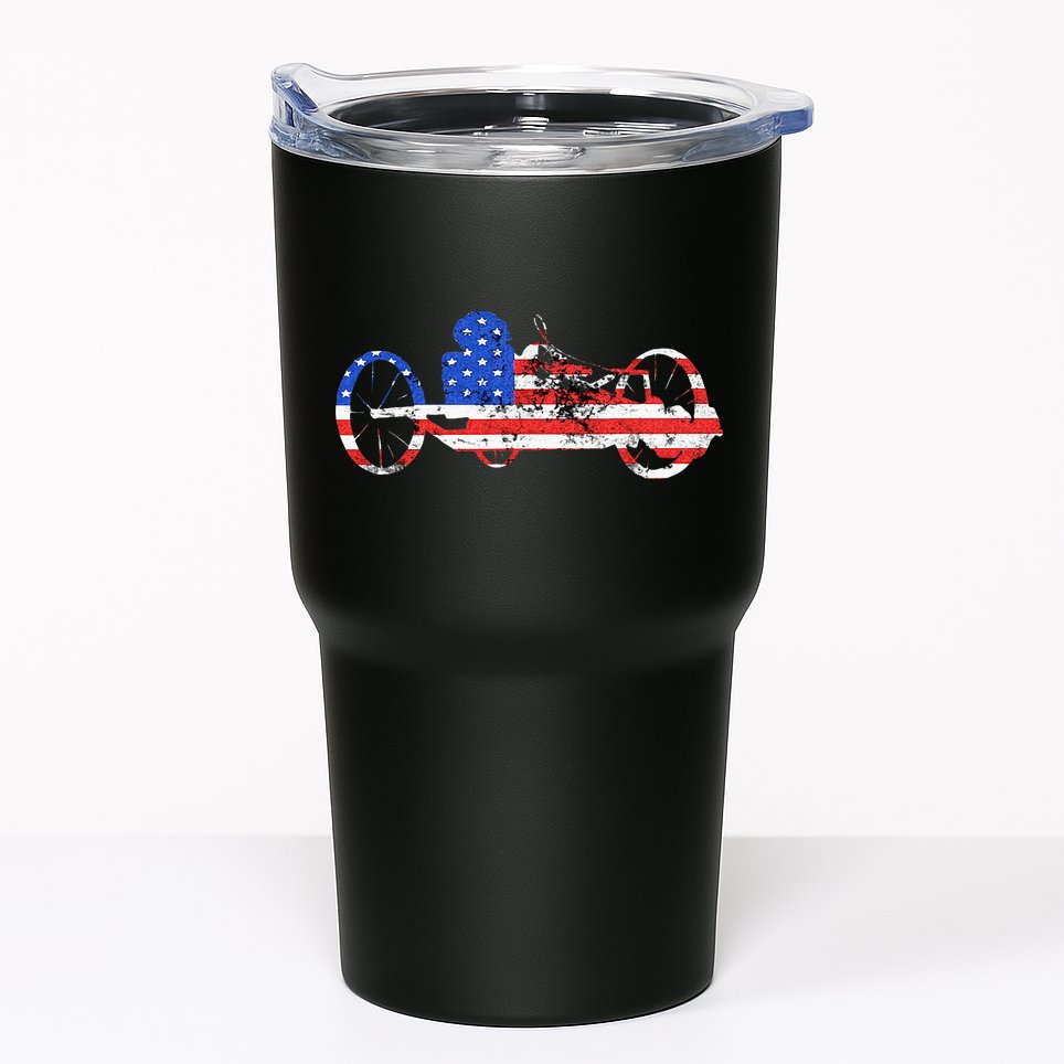 American Recumbent Trike USA Cycling Recumbent Bike Triker Tumbler