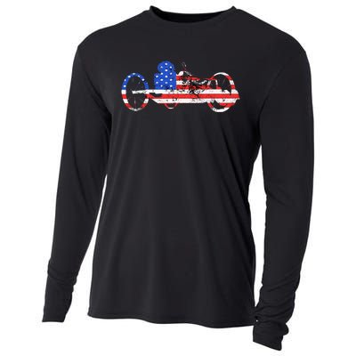 American Recumbent Trike USA Cycling Recumbent Bike Triker Cooling Performance Long Sleeve Crew