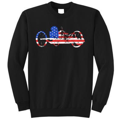 American Recumbent Trike USA Cycling Recumbent Bike Triker Tall Sweatshirt