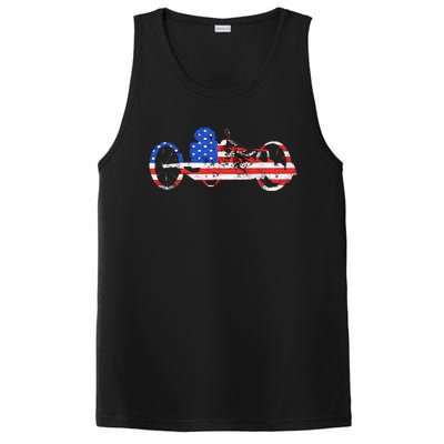 American Recumbent Trike USA Cycling Recumbent Bike Triker PosiCharge Competitor Tank