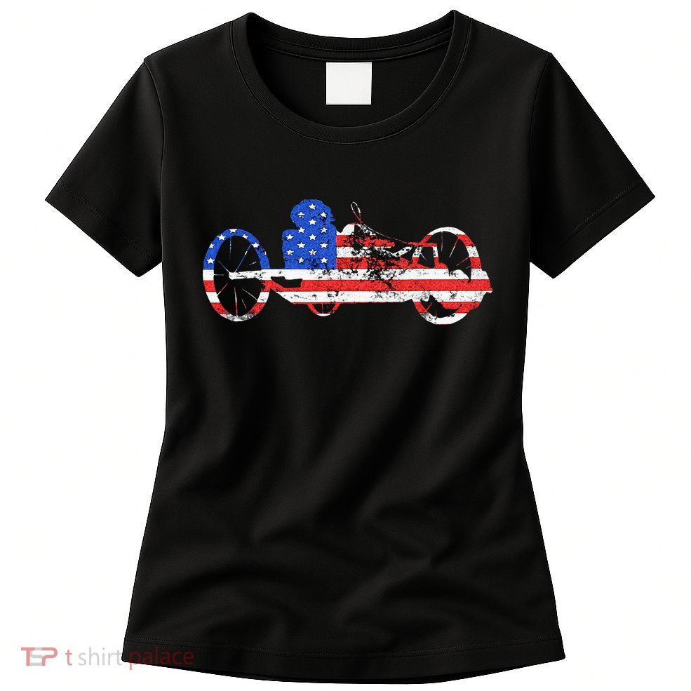 American Recumbent Trike USA Cycling Recumbent Bike Triker Womens T-Shirt