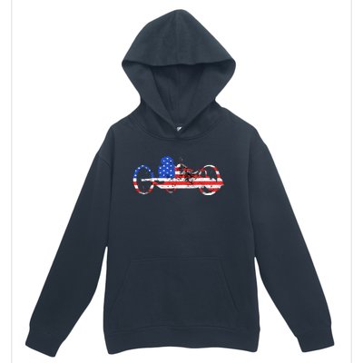 American Recumbent Trike USA Cycling Recumbent Bike Triker Urban Pullover Hoodie