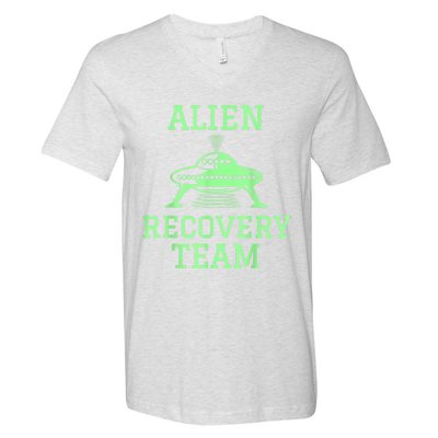 Alien Recovery Team UFO Fans Extraterrestrial Enthusiasts V-Neck T-Shirt