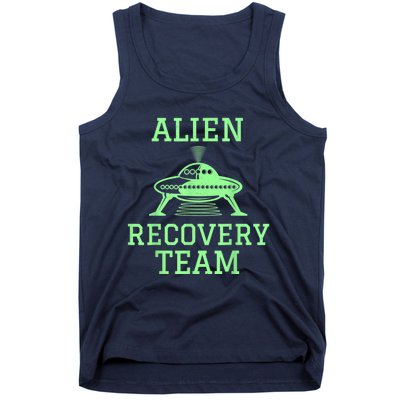 Alien Recovery Team UFO Fans Extraterrestrial Enthusiasts Tank Top