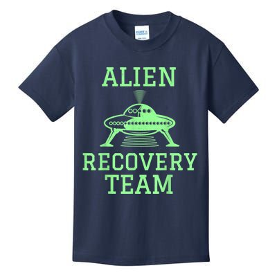 Alien Recovery Team UFO Fans Extraterrestrial Enthusiasts Kids T-Shirt