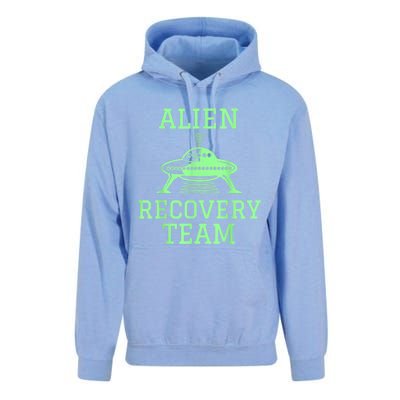 Alien Recovery Team UFO Fans Extraterrestrial Enthusiasts Unisex Surf Hoodie