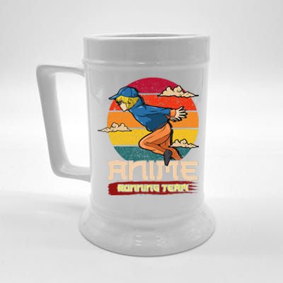 Anime Running Team Manga Funny Gift Beer Stein