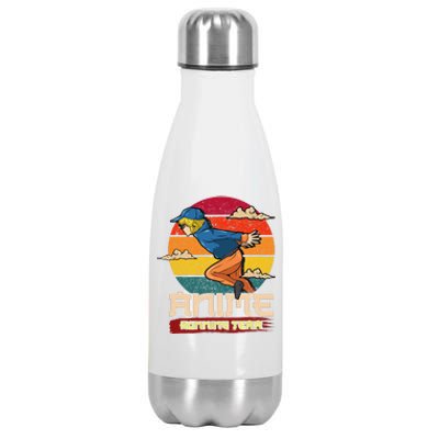 Anime Running Team Manga Funny Gift Stainless Steel Insulated Water Bottle