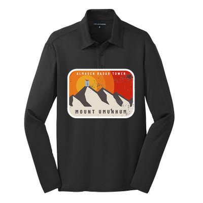 Almaden Radar Tower Mount Umunhum Silk Touch Performance Long Sleeve Polo