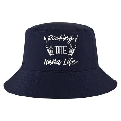 Awesome Rocking The Nana Life Grandma Best Nana Grandmother Cool Comfort Performance Bucket Hat