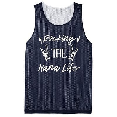 Awesome Rocking The Nana Life Grandma Best Nana Grandmother Mesh Reversible Basketball Jersey Tank