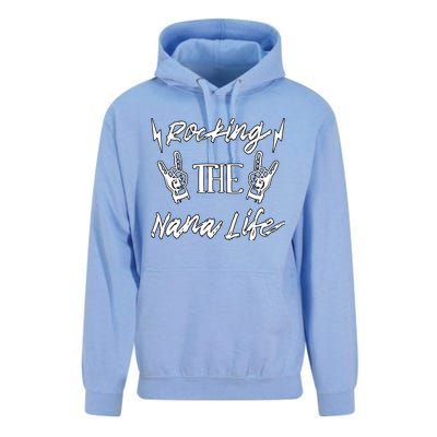 Awesome Rocking The Nana Life Grandma Best Nana Grandmother Unisex Surf Hoodie