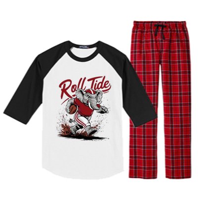 Alabama Roll Tide Elephant Alabama Sport  Raglan Sleeve Pajama Set