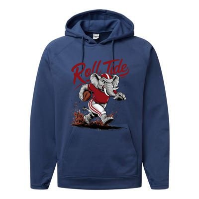 Alabama Roll Tide Elephant Alabama Sport  Performance Fleece Hoodie