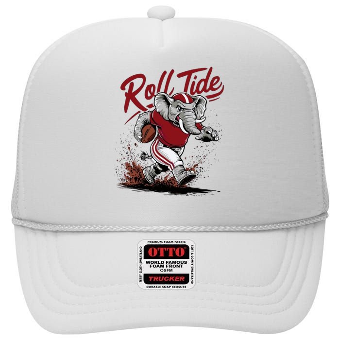 Alabama Roll Tide Elephant Alabama Sport  High Crown Mesh Back Trucker Hat