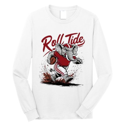 Alabama Roll Tide Elephant Alabama Sport  Long Sleeve Shirt