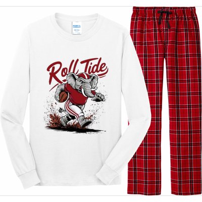 Alabama Roll Tide Elephant Alabama Sport  Long Sleeve Pajama Set