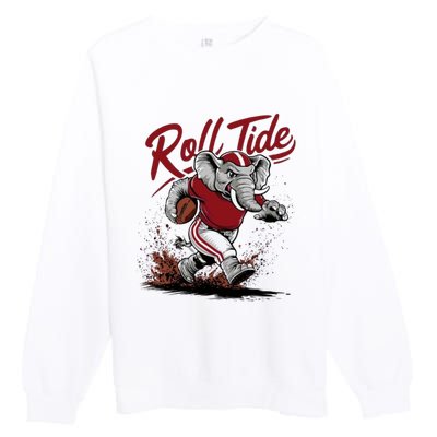 Alabama Roll Tide Elephant Alabama Sport  Premium Crewneck Sweatshirt