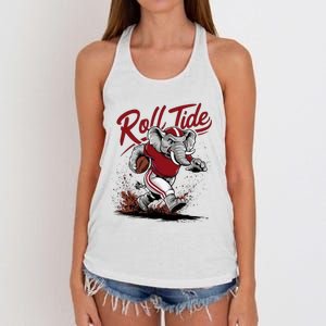 Alabama Roll Tide Elephant Alabama Sport  Women's Knotted Racerback Tank