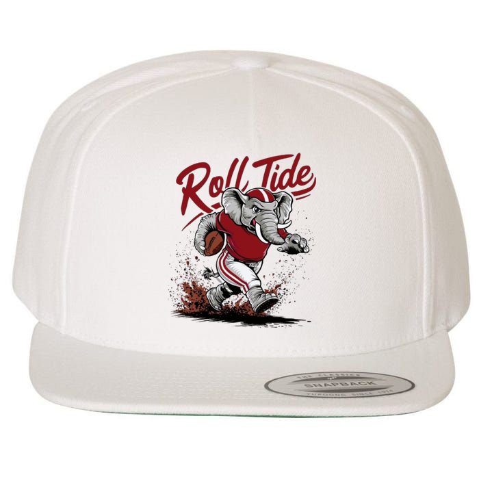 Alabama Roll Tide Elephant Alabama Sport  Wool Snapback Cap