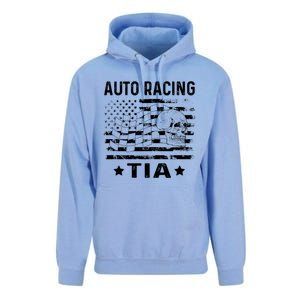 Auto Racing Tia Aunt Usa Flag 4th Of July Cute Gift Unisex Surf Hoodie