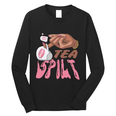 Angel Reddes Tea Split Long Sleeve Shirt