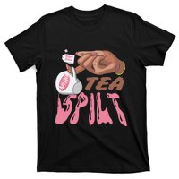 Angel Reddes Tea Split T-Shirt