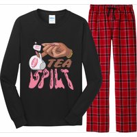 Angel Reddes Tea Split Long Sleeve Pajama Set