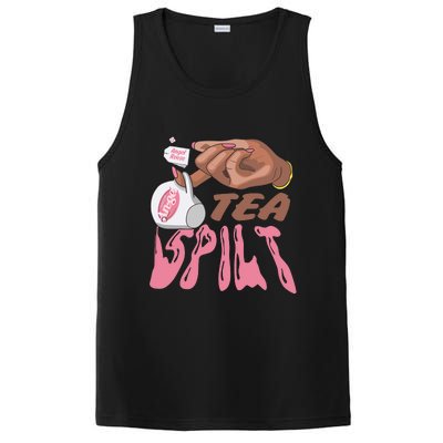 Angel Reddes Tea Split PosiCharge Competitor Tank