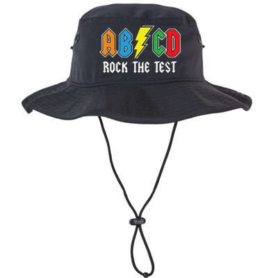 ABCD Rock The Test Funny Metal Teacher Student Legacy Cool Fit Booney Bucket Hat