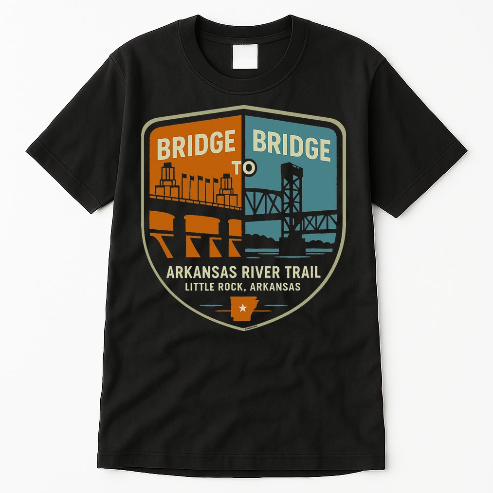 Arkansas River Trail Bridges Little Rock Arkansas Tall T-Shirt