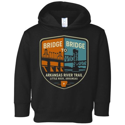 Arkansas River Trail Bridges Little Rock Arkansas Toddler Hoodie