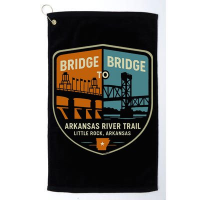 Arkansas River Trail Bridges Little Rock Arkansas Golf Towel