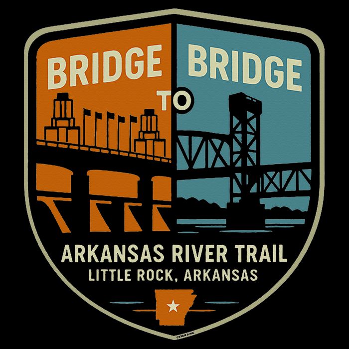 Arkansas River Trail Bridges Little Rock Arkansas Zip Tote Bag