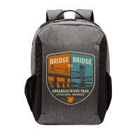 Arkansas River Trail Bridges Little Rock Arkansas Vector Backpack
