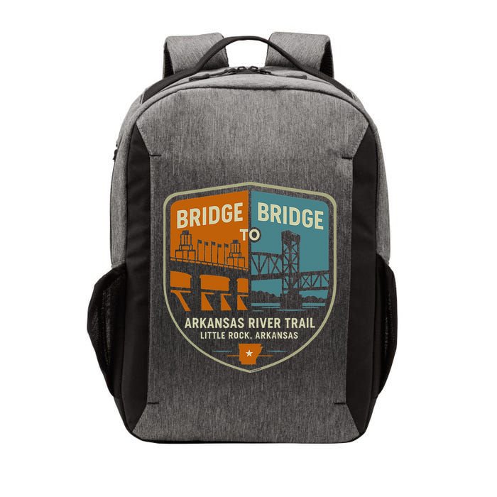 Arkansas River Trail Bridges Little Rock Arkansas Vector Backpack