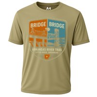 Arkansas River Trail Bridges Little Rock Arkansas Cooling Performance Crew T-Shirt